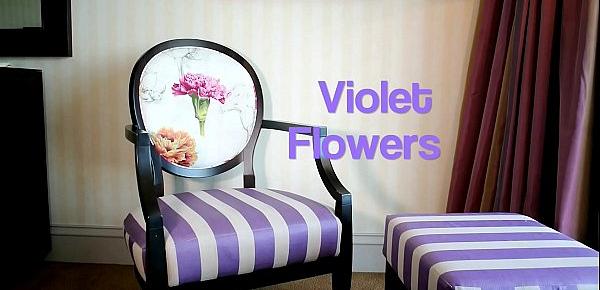  Violet Flowers - Lynna Nilsson